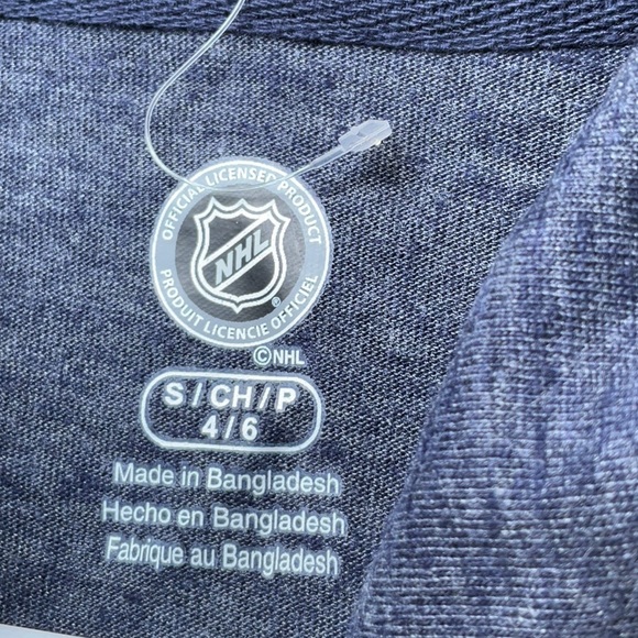 NHL Seattle Kraken blue hooded pullover long sleeve shirt w/ pocket size S - Picture 5 of 7